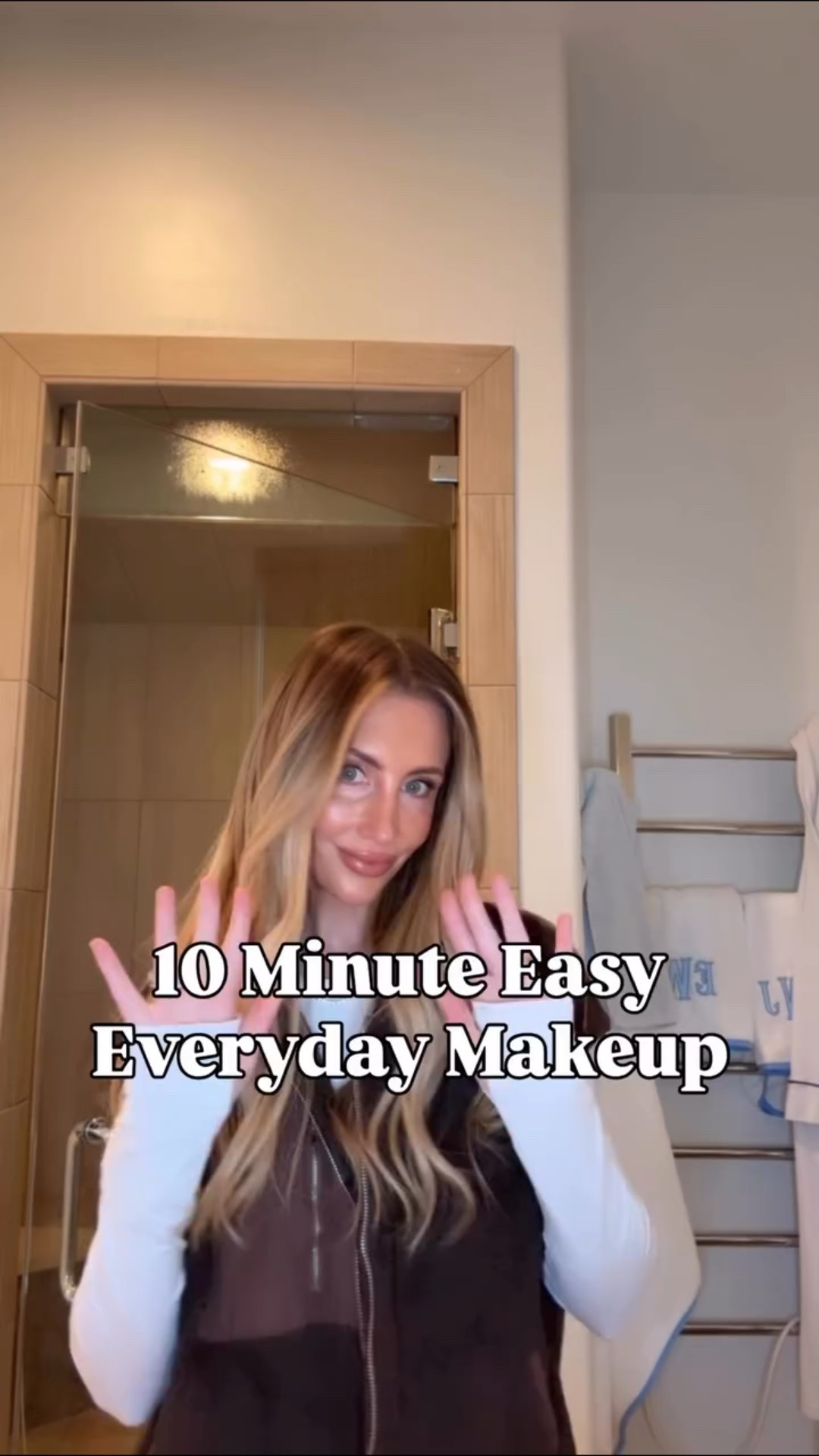 My 10 minute easy everyday makeup!
base - flawless filter (4) & tint (7)
foundation - tawny
bronzer - 2 or 3
blush - just peachy 
lip liner - wherever walnut 
lipstick - fez
eyeliner - fig smoulder 

(FB)