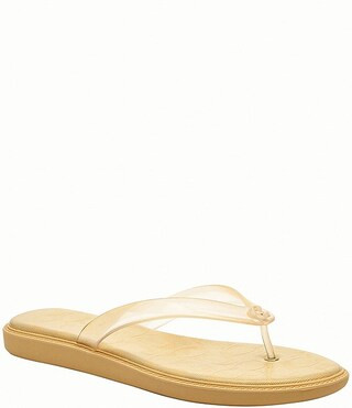 Jelly Rubber Flip Flop Sandals | Dillard's