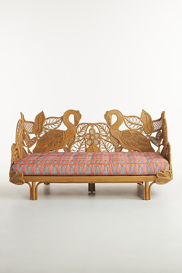 Flamingo Rattan Daybed | Anthropologie (US)
