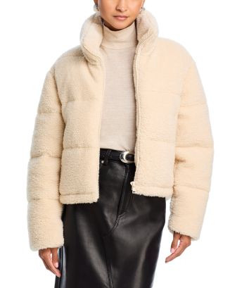 AQUA Sherpa Puffer Jacket - Exclusive  | Bloomingdale's AQUA | Bloomingdale's (US)