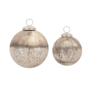 Melrose 12ct Distressed Crackle Glass Christmas Ball Ornaments 4" (101mm) | Michaels Stores