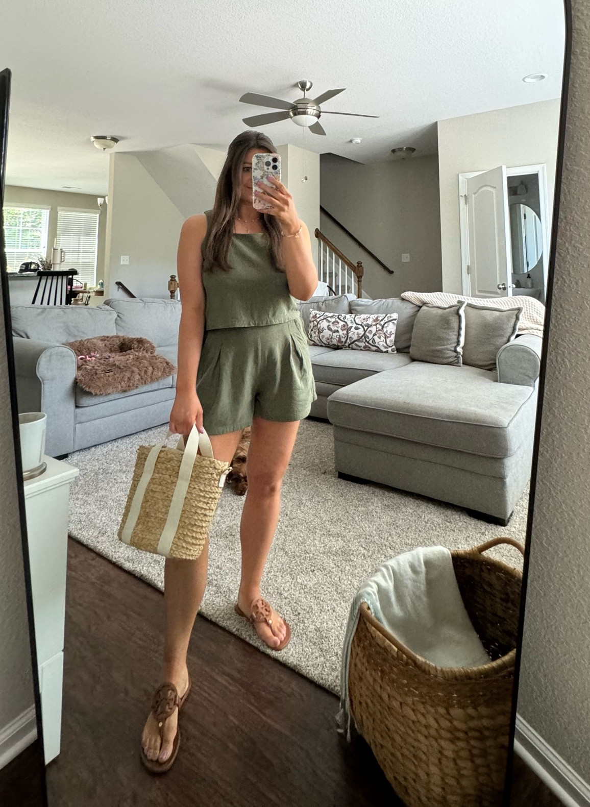 This amazon set is the perfect outfit for summer 😍😍

Matching set, amazon finds, straw purse, tory burch sandals, summer outfit, green shorts & tank top

#LTKFindsUnder100 #LTKFindsUnder50 #LTKSeasonal