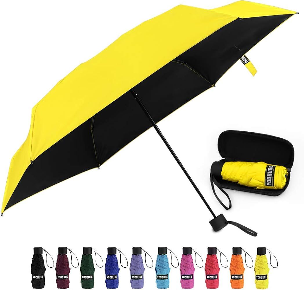 Yoobure Small Mini Umbrella with Case Light Compact Design Perfect for Travel Lightweight Portabl... | Amazon (US)