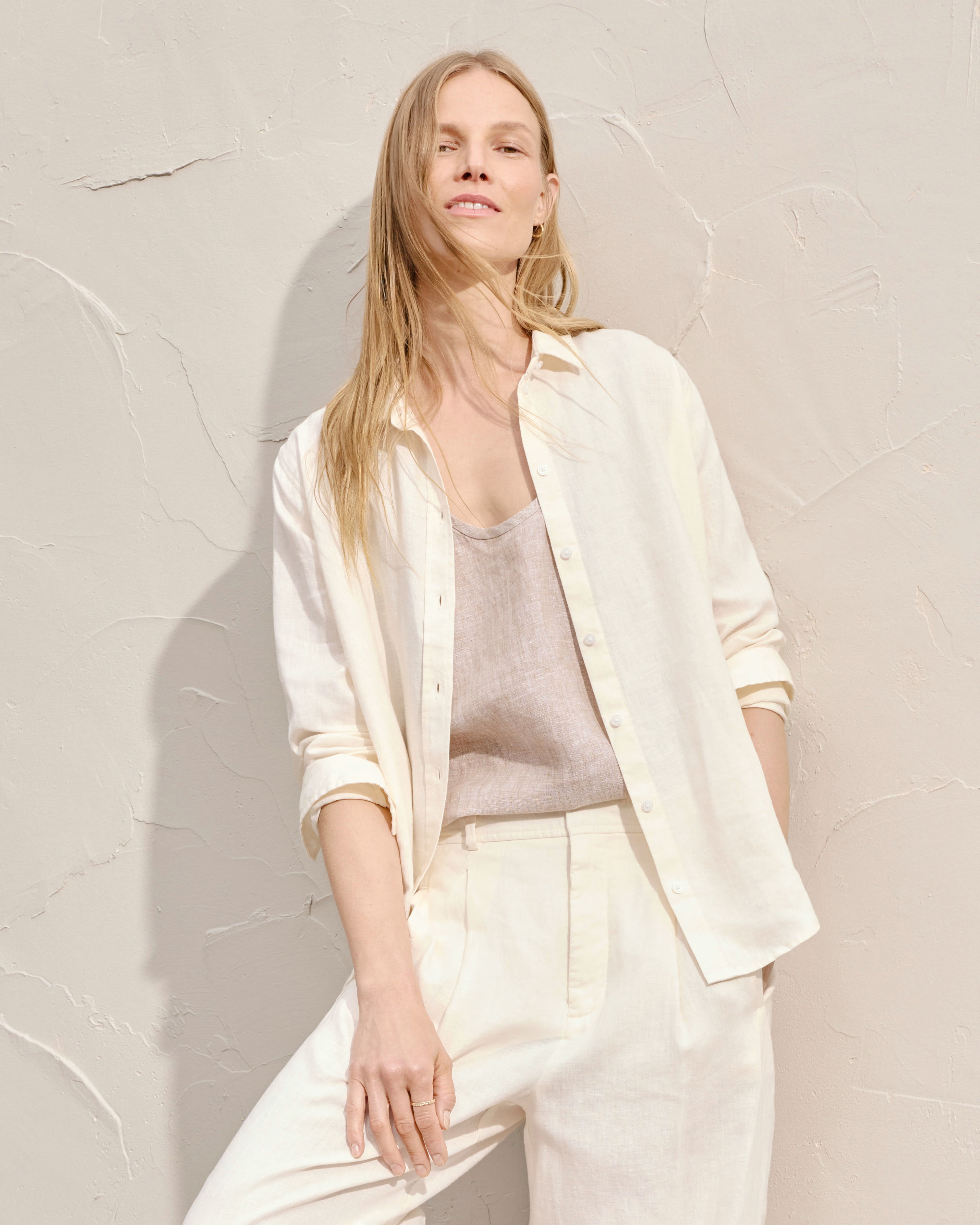 The Linen Scoop-Neck Tank | Everlane