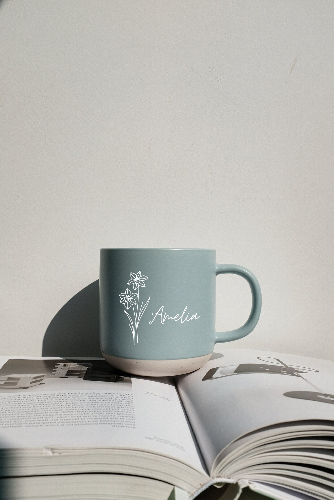 Custom Mug Personalized Christmas Gifts Birth Flower Mug - Etsy Canada | Etsy (CAD)