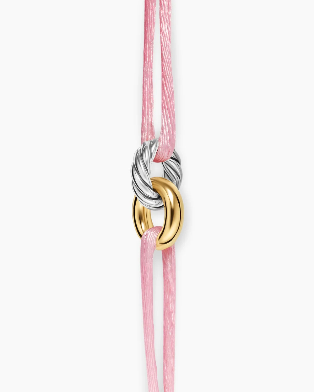 David Yurman | Sculpted Cable Linked Cord Bracelet with Sterling Silver and 14K Yellow Gold, 8.7m... | David Yurman