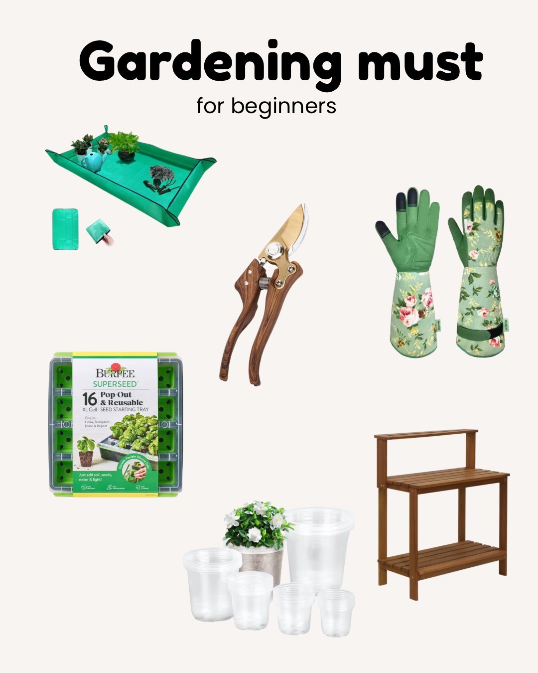Interested in gardening? These are begginers must 

#LTKFindsUnder100 #LTKHome #LTKSeasonal
