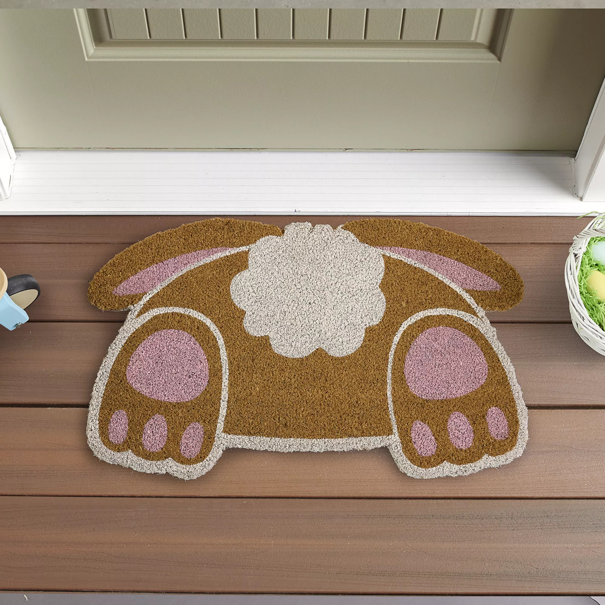 Celebrate Together™ Easter Bunny Tail Coir Doormat | Kohl's