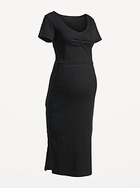 Maternity Rib-Knit Cropped Top and Midi Skirt Set | Old Navy (US)