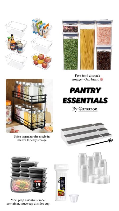 Pantry organization 101: essentials to a clean & simple pantry. 

#LTKhome #LTKGiftGuide #LTKunder50