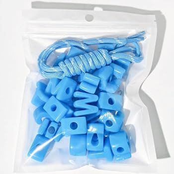 26PCS Large 6mm Hole Letter Beads, 20mm Acrylic Beads A to Z,for DIY Jewelry Making Kit Friendshi... | Amazon (US)