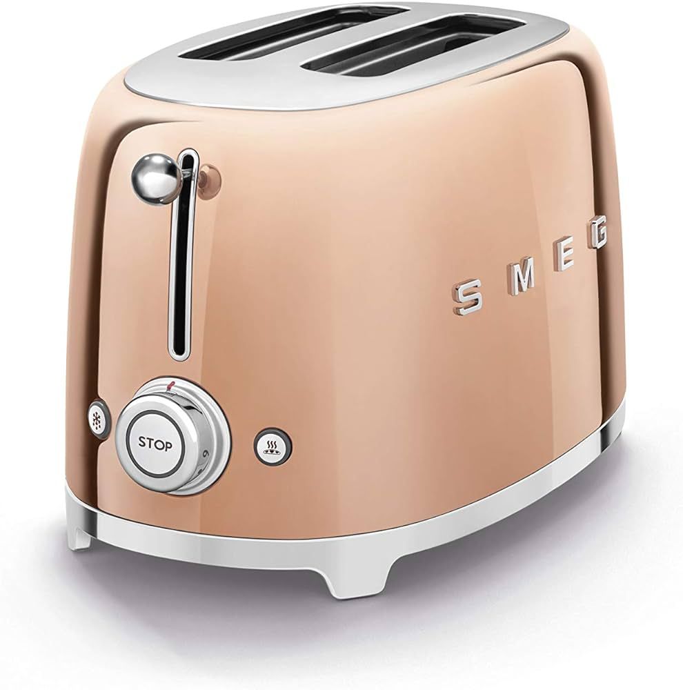 SMEG 2 Slice Retro Toaster (Rose Gold) | Amazon (US)