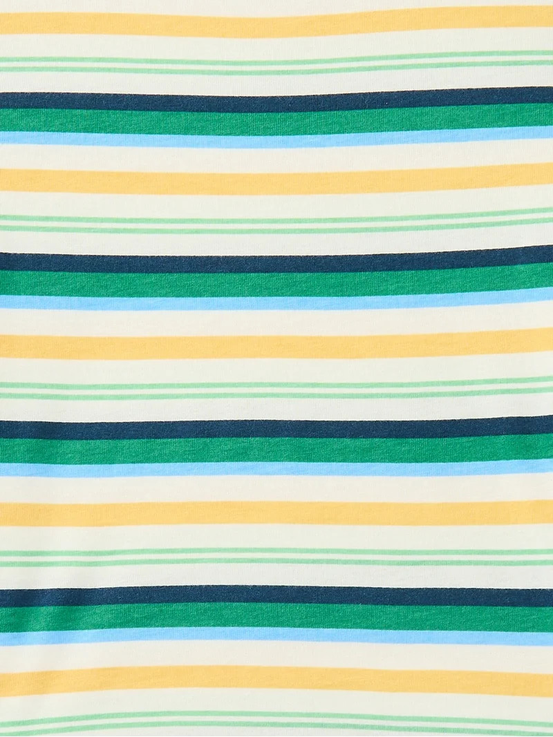 Wonder Nation Toddler Boys Short Sleeve Stripe T-Shirt, Sizes 18M-5T | Walmart (US)