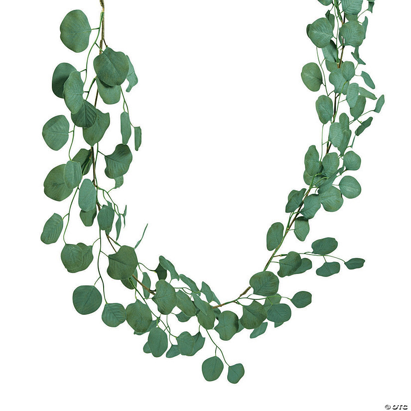 Silver Dollar Eucalyptus Garland | Oriental Trading Company