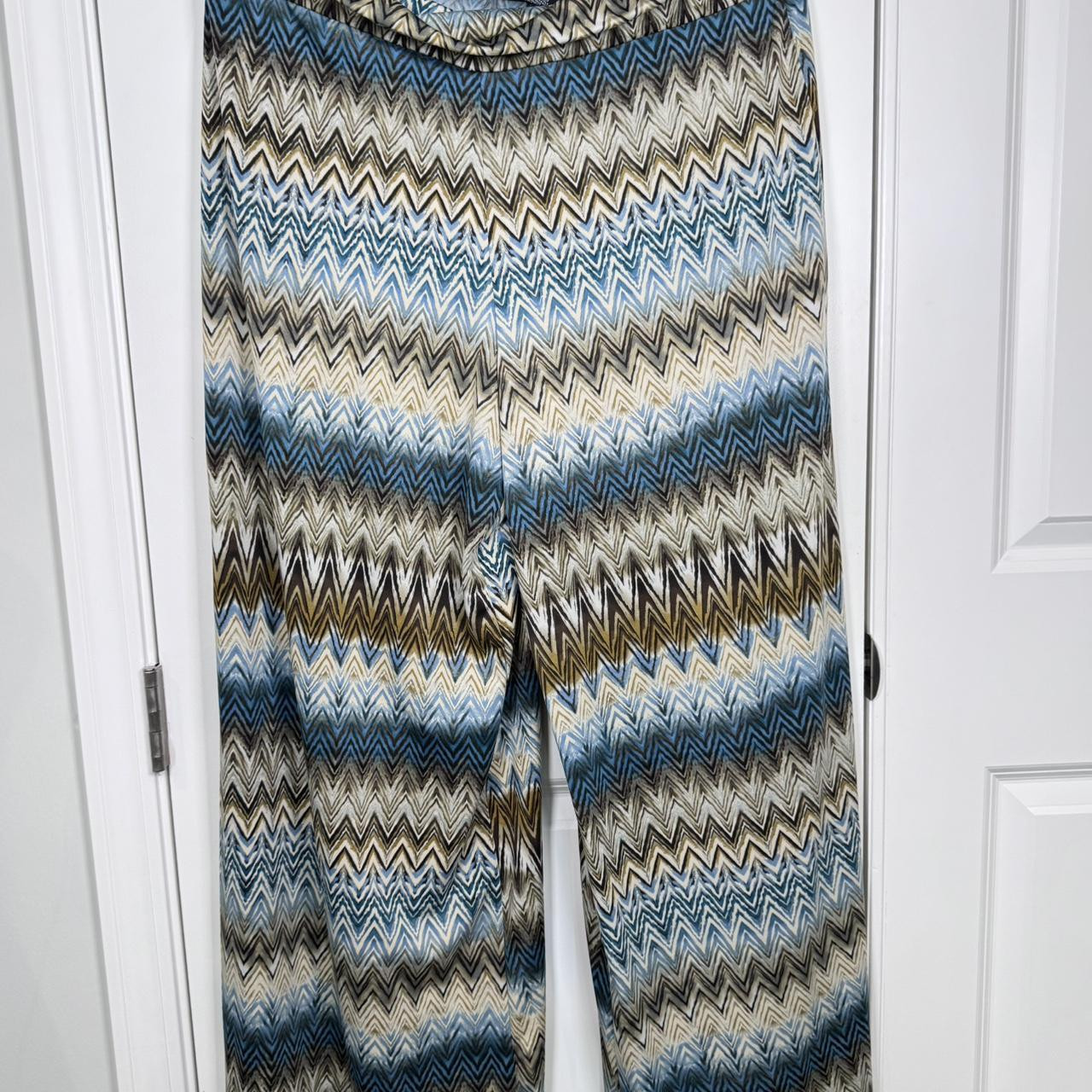 Zac & Rachel Women's Wide leg Pants - Multi - L | Depop US