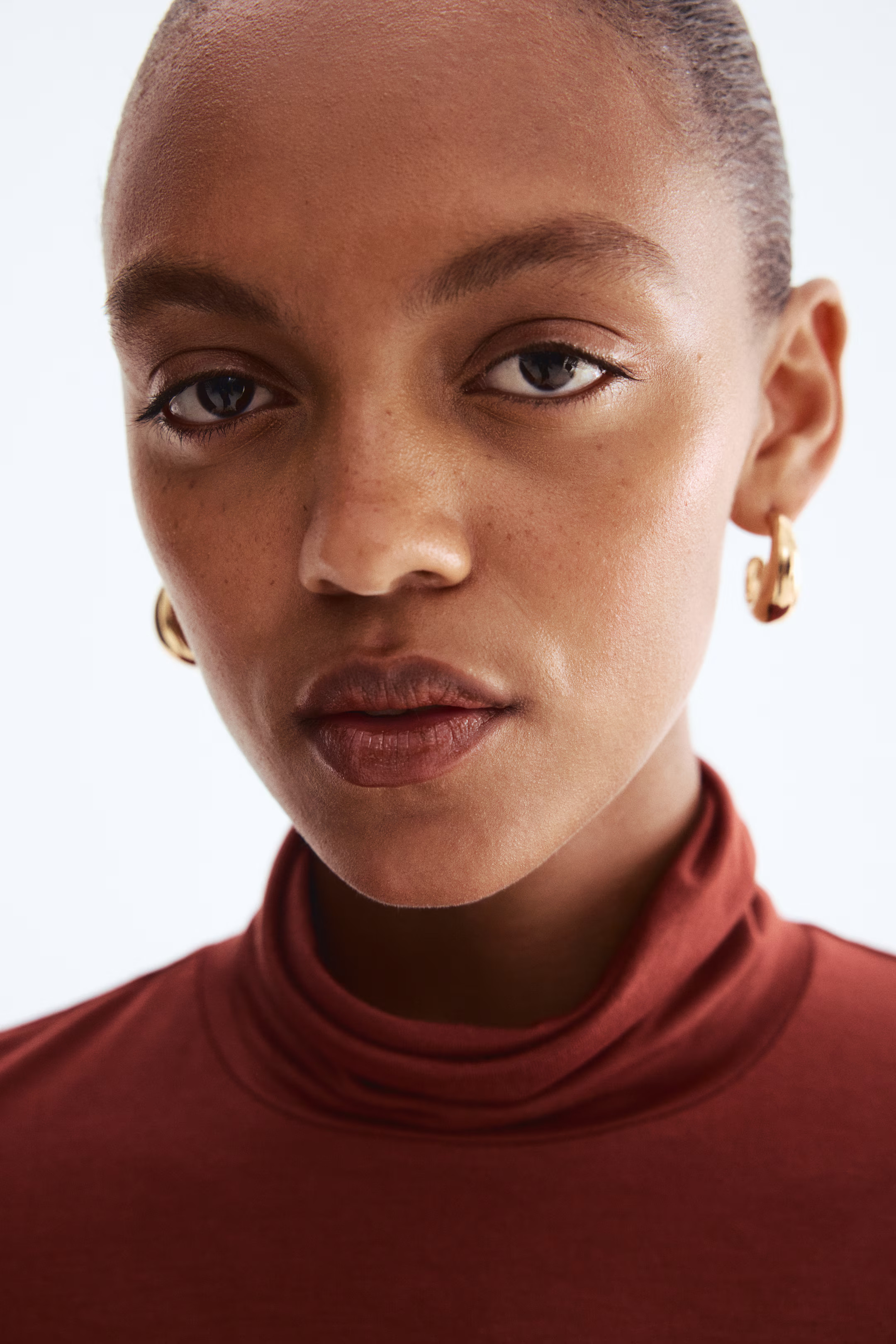 Viscose Turtleneck Top | H&M (US + CA)