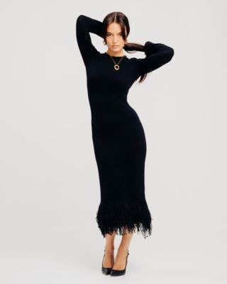 Torn By Ronny Kobo Women's Sahara Dress. - Black | Macy's