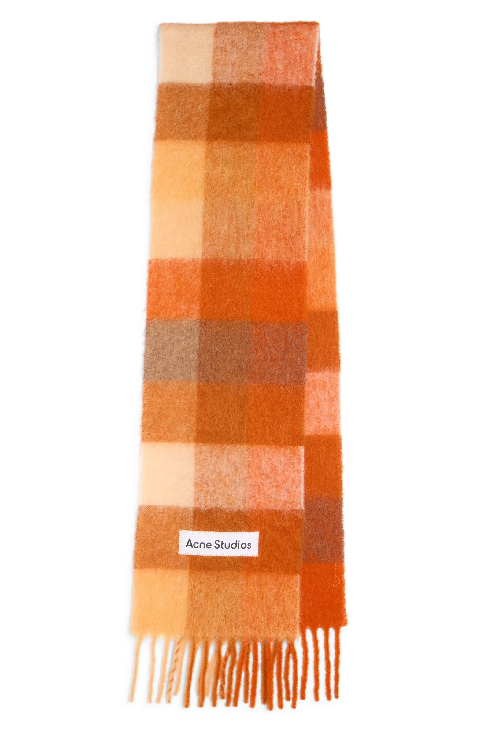 Vally Plaid Alpaca, Wool & Mohair Blend Scarf | Nordstrom