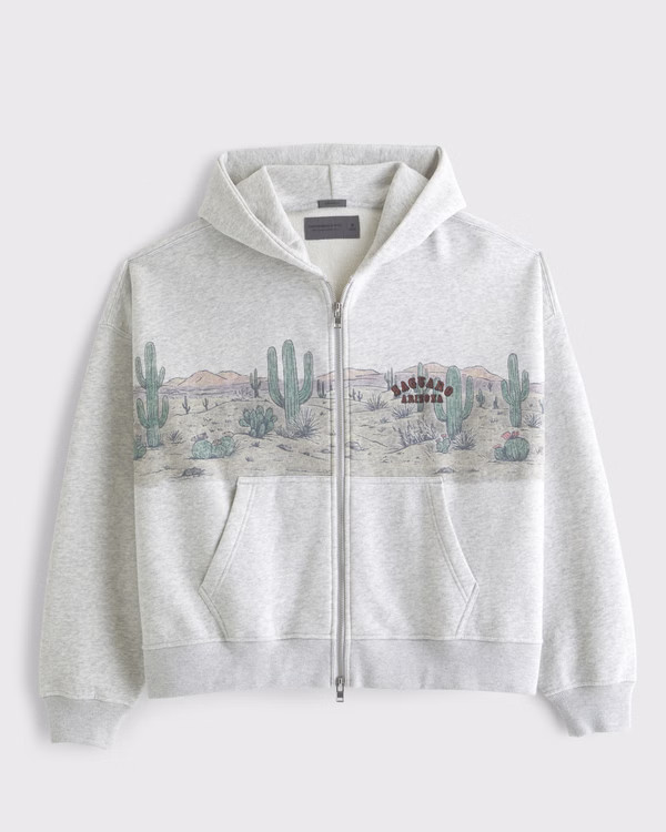 Western Full-Zip Hoodie | Abercrombie & Fitch (US)