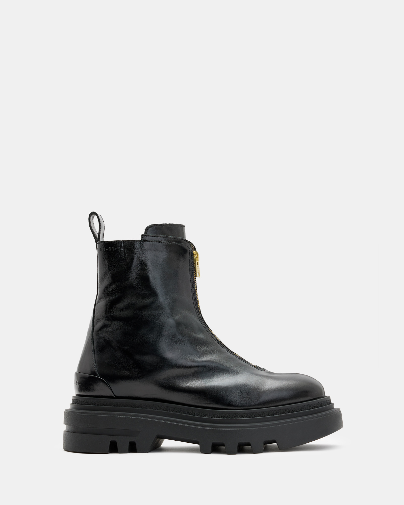 Othello Zip Leather Boots | AllSaints UK