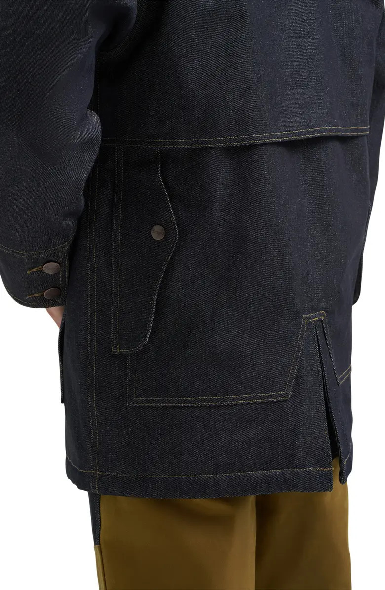 Filson X Wrangler Genuine Shearling Collar Packer Jacket | Nordstrom