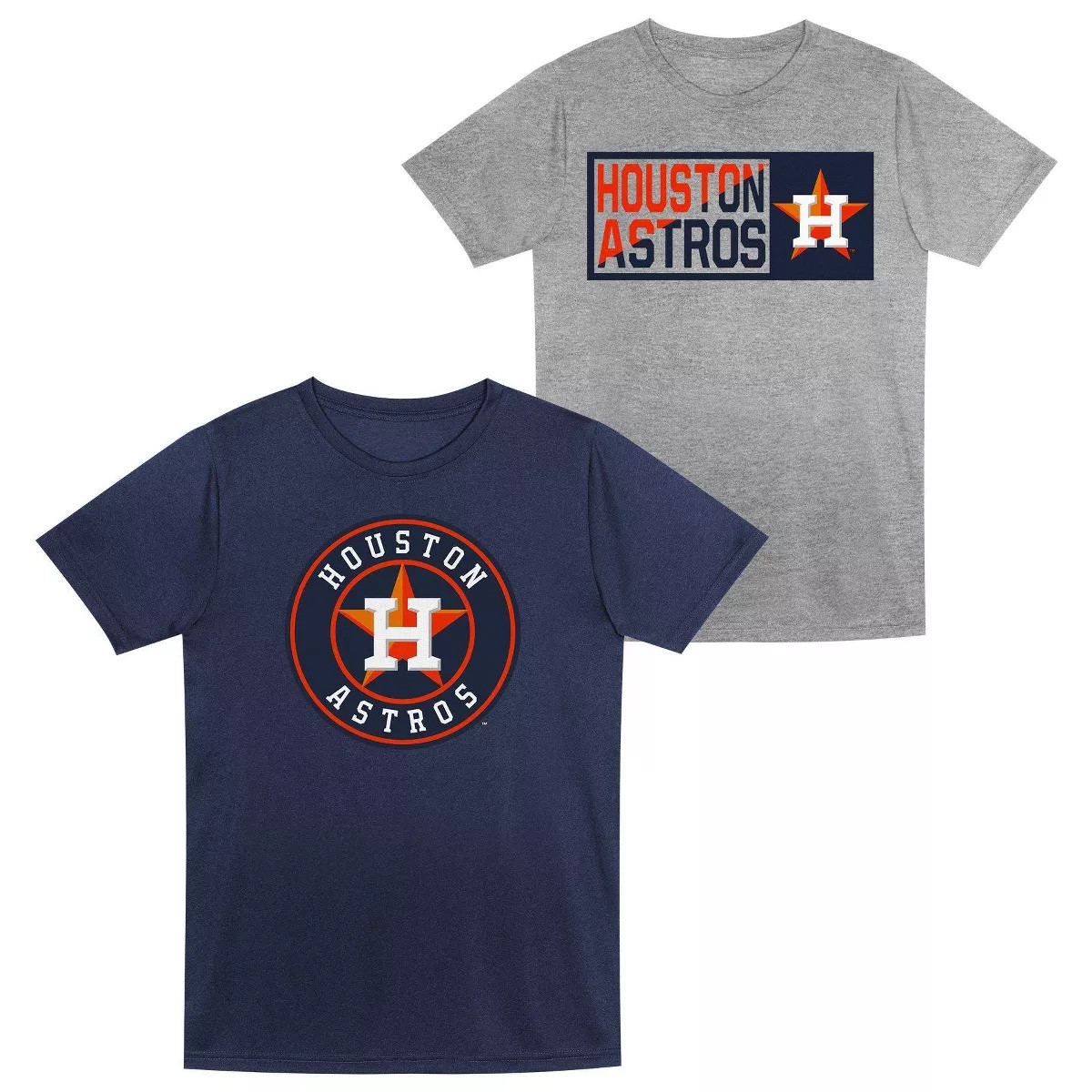 MLB Houston Astros Toddler 2-pack Poly T-Shirt - 4T | Target