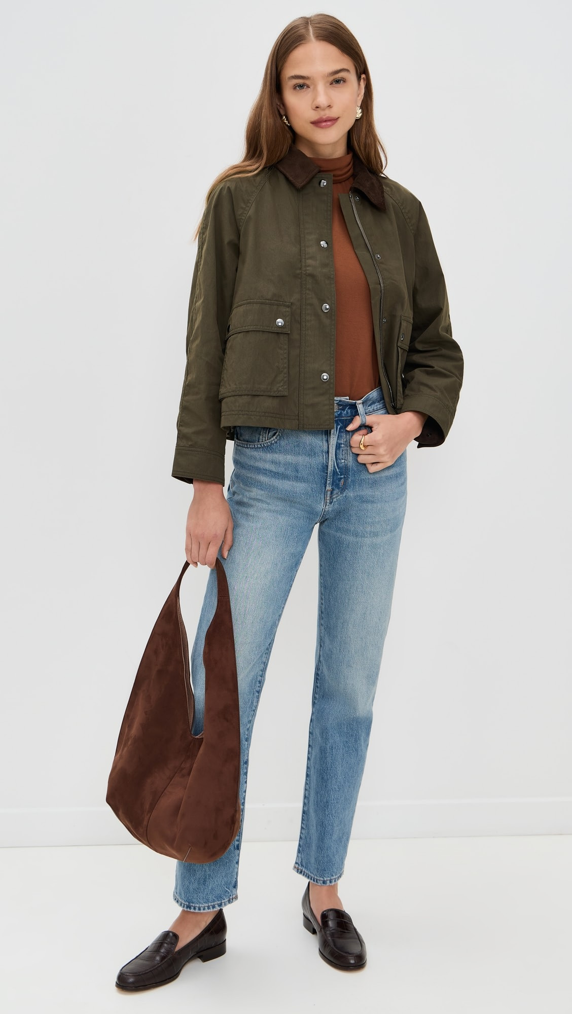 Waxed Zip-Front Jacket | Shopbop