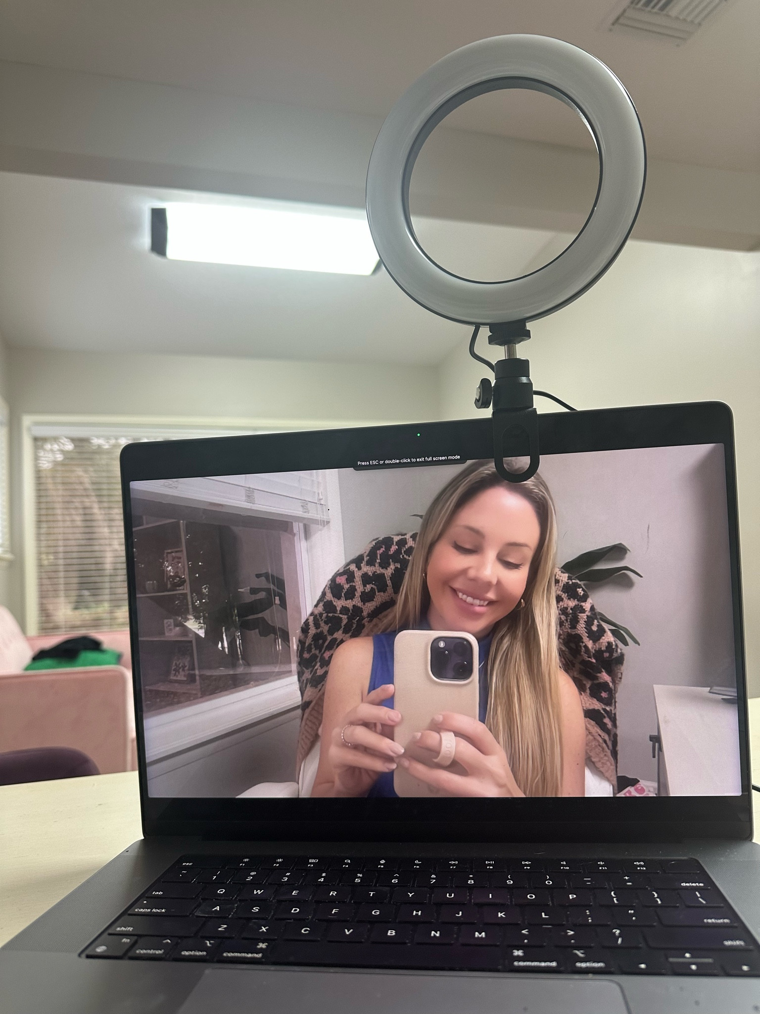 Selfie Ring Light for Zoom Meeting, Dimmable Desktop LED Circle Light with Tripod Stand, 6'' Lighting Kit Gifts for Live Streaming/Laptop Video Conference/Makeup/YouTube/Vlog/Video Recording

#LTKsalealert #LTKCyberWeek #LTKfindsunder50