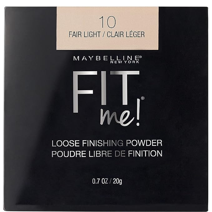 Maybelline Fit Me Loose Setting Powder, Face Powder and Finishing Makeup, Fair Light, 1 Count | Amazon (US)