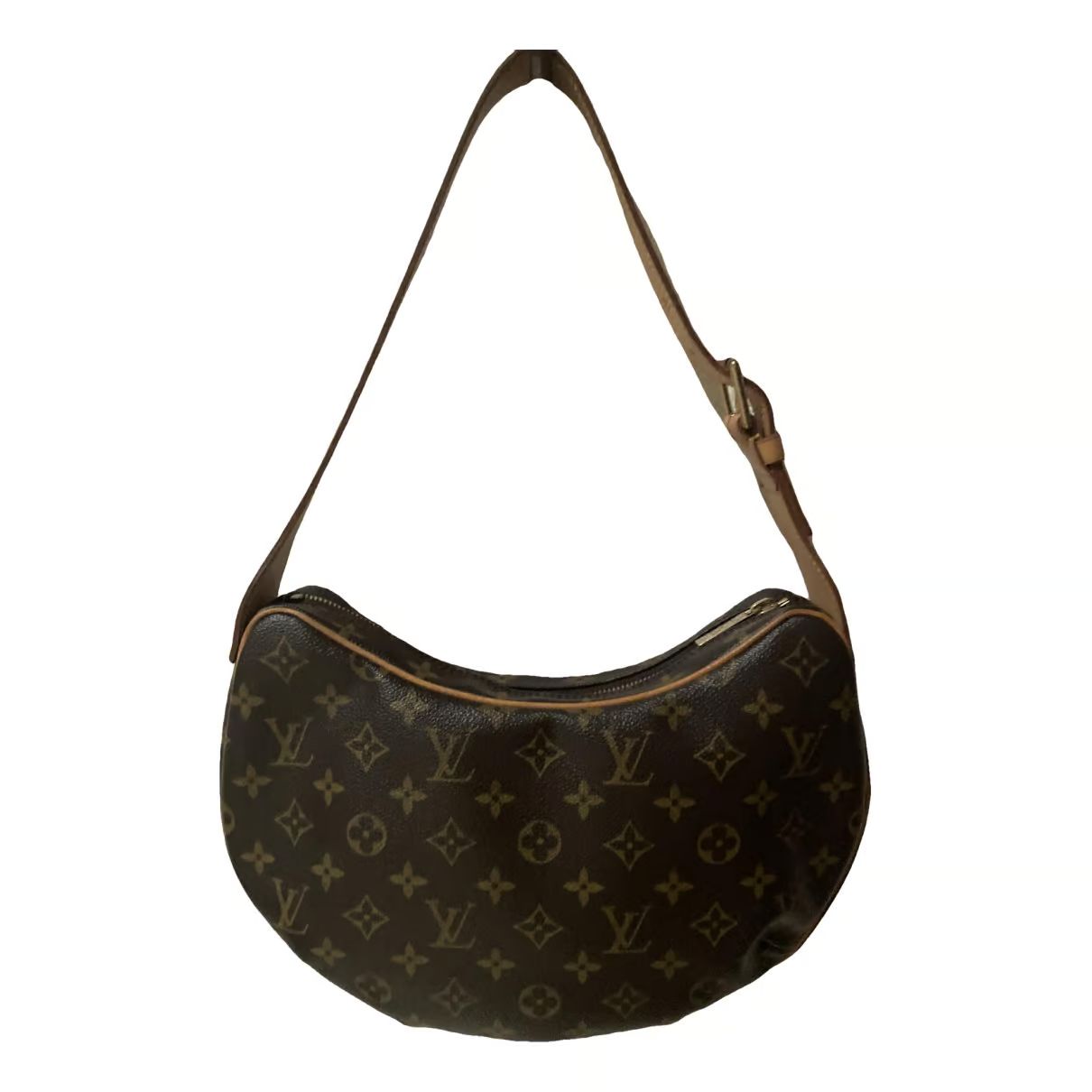 Croissant leather handbag Louis Vuitton Brown in Leather - 37190196 | Vestiaire Collective (Global)