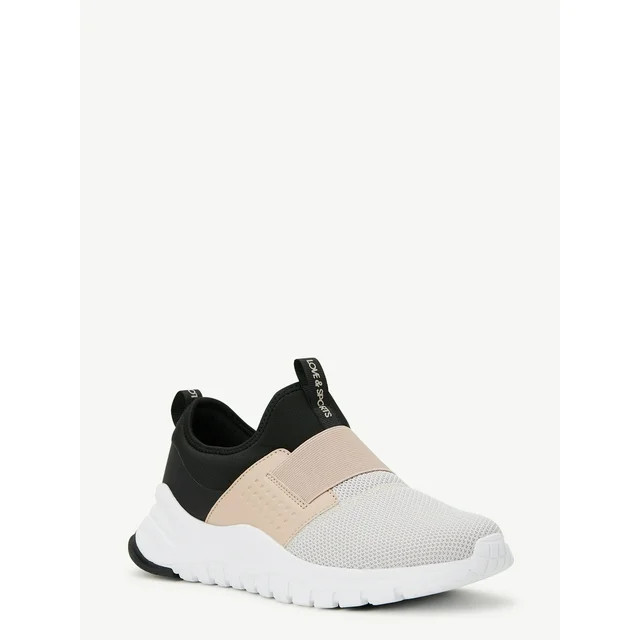 Love & Sports Women’s Slip-On Colorblocked Athletic Sneakers | Walmart (US)