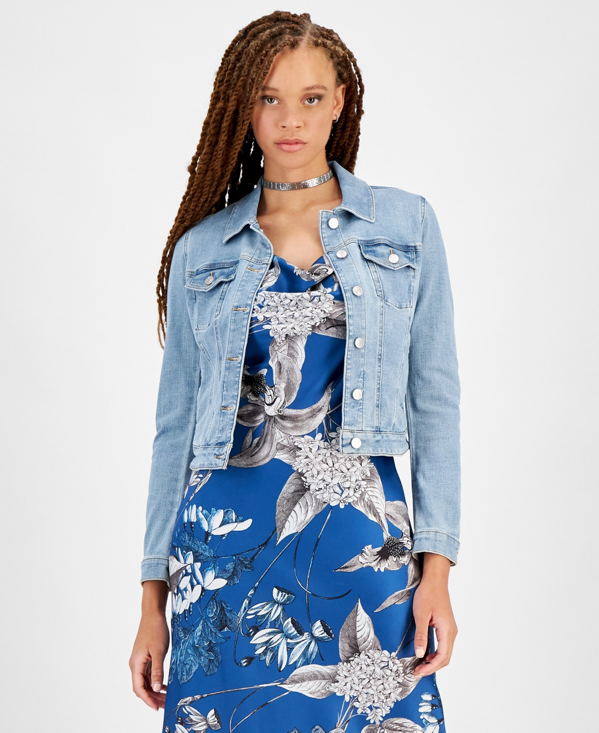 Guess Women's Denim Trucker Jacket - Aria Wash | Macy's