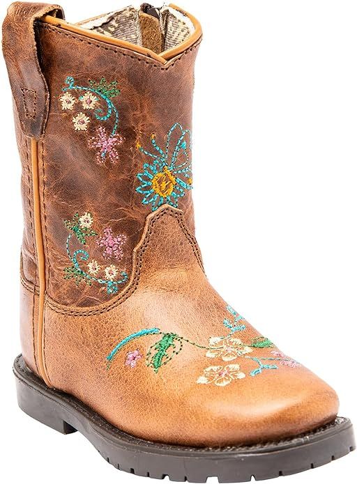 Shyanne Toddler-Girls' Floral Western Boot Square Toe - 43833 | Amazon (US)