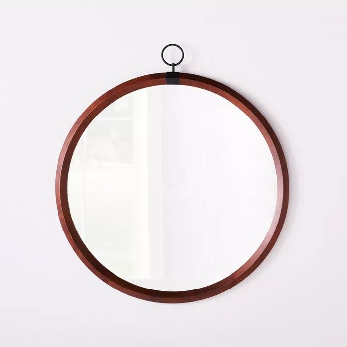 29" Round Mirror with Hook - Threshold™ designed with Studio McGee | Target