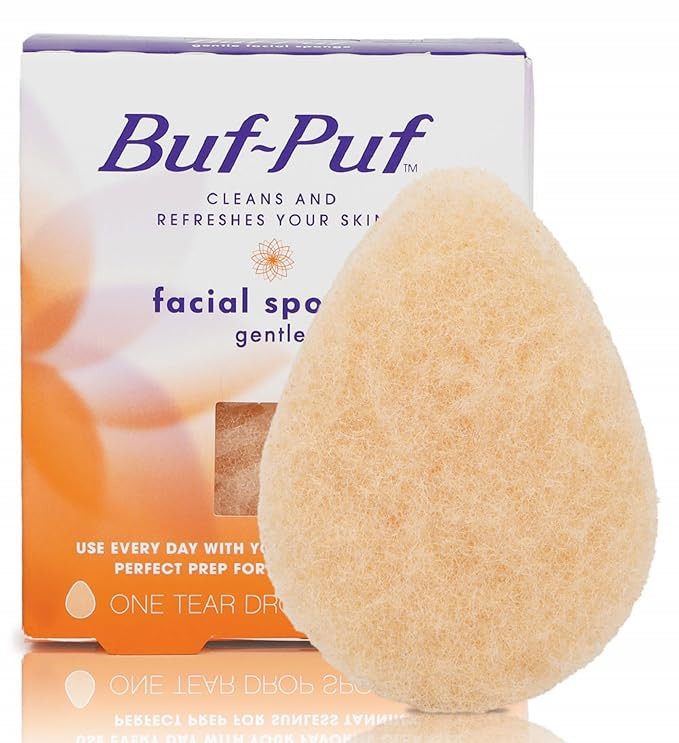 Buf-Puf Gentle Facial Sponge, Dermatologist Developed, Removes Deep Down Dirt & Makeup That Cause... | Amazon (US)