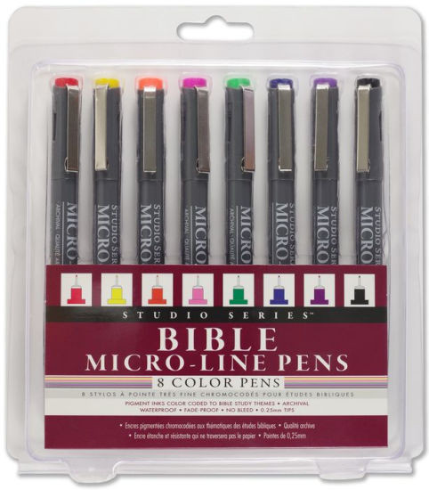 Studio Series Bible Micro-Line Pens 8-Pack | Barnes & Noble