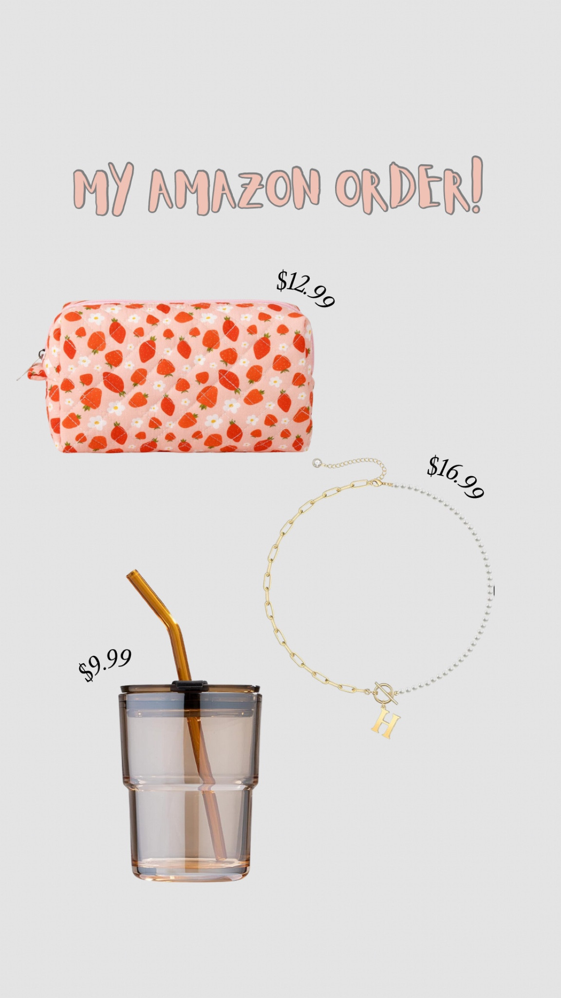 My recent Amazon order! 🍓 