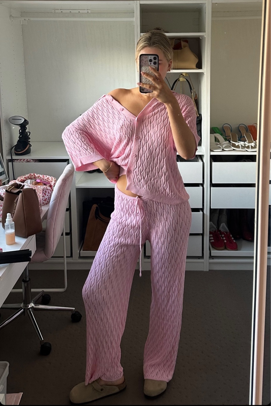 Mornings in the comfiest pink knit set 🩷 

#LTKaustralia
