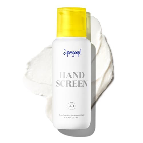 Supergoop! Handscreen SPF 40, 6.76 fl oz - Preventative, SPF Hand Cream For Dry Cracked Hands - Fast-Absorbing ingredients, Non-Greasy Formula - With Sea Buckthorn, Antioxidants & Natural Oils | Amazon (US)