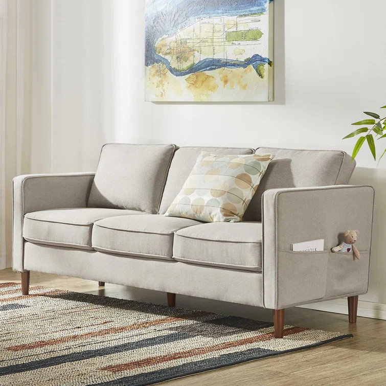 Hana 78" Square Arm Sofa | Wayfair North America