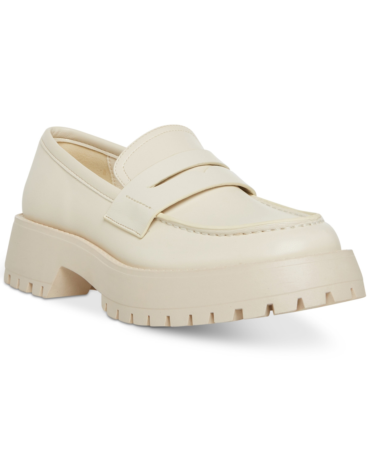 Madden Girl Heather Platform Lug-Sole Loafer Flats | Macys (US)