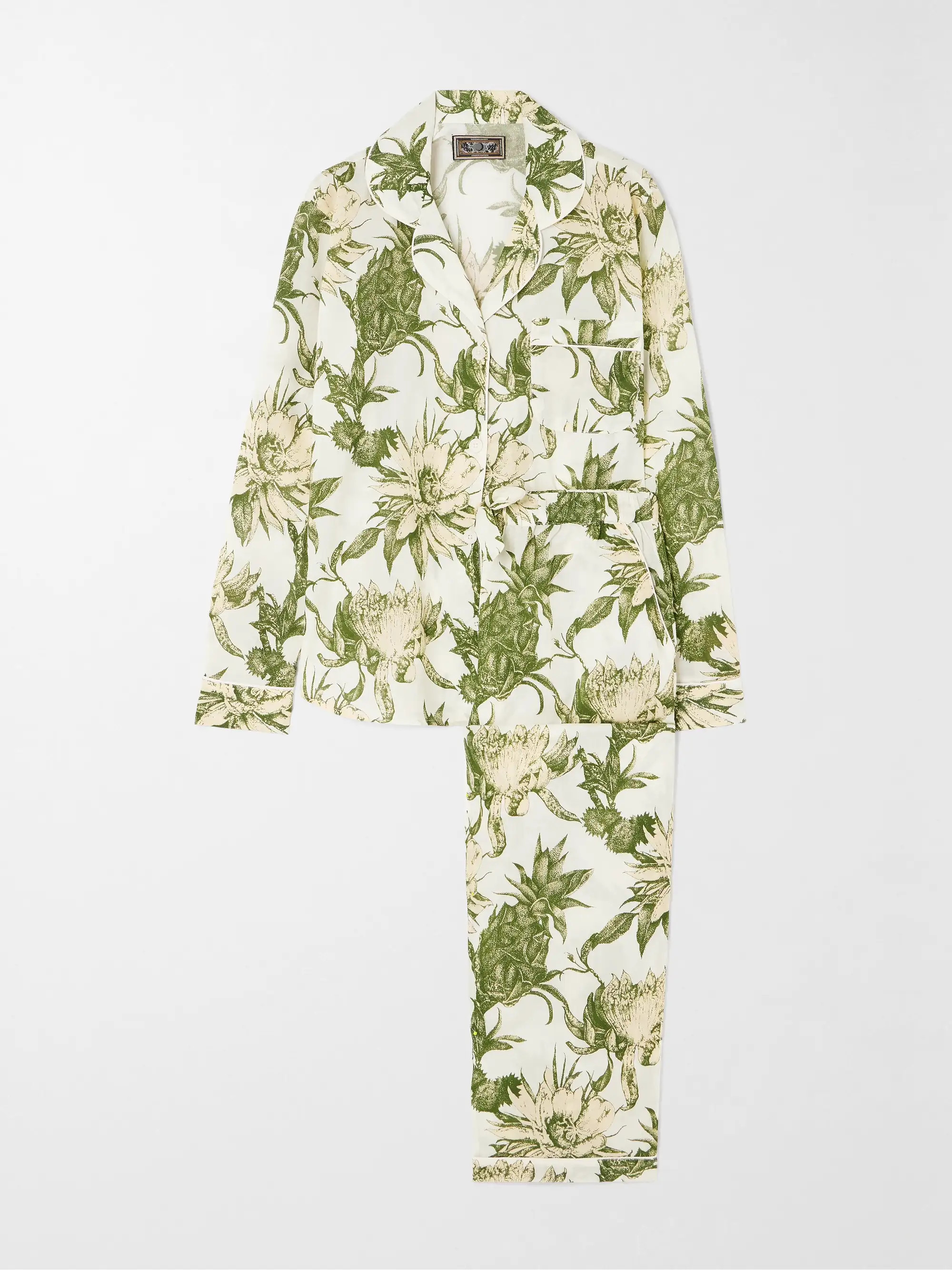 + NET SUSTAIN printed organic cotton pajama set | NET-A-PORTER (US)