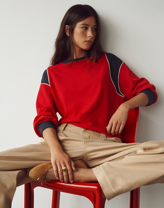 The Relaxed Crewneck Long Sleeve Tee | Madewell