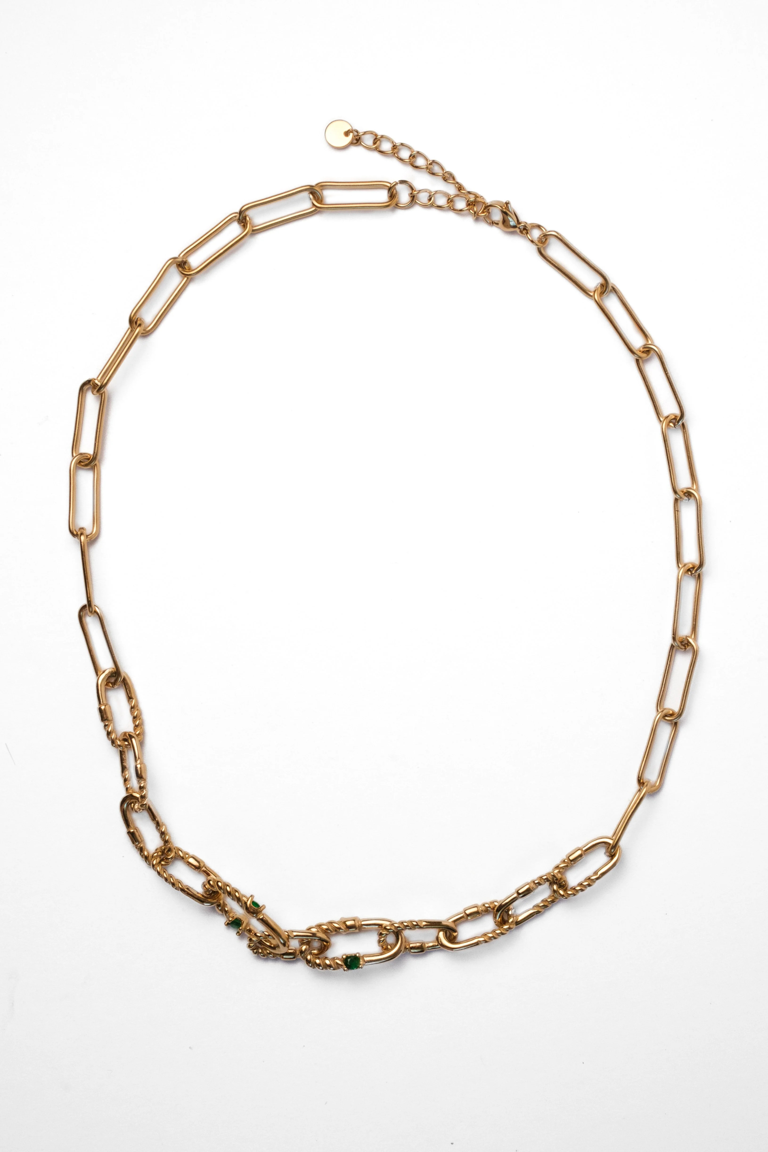 Emerald City 316L Stainless Steel Necklace + Bracelet Duo | KC Chic Designs