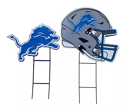 Pegasus Sports NFL Logo and Helmet 2 Pack Yardign Set - QVC.com | QVC