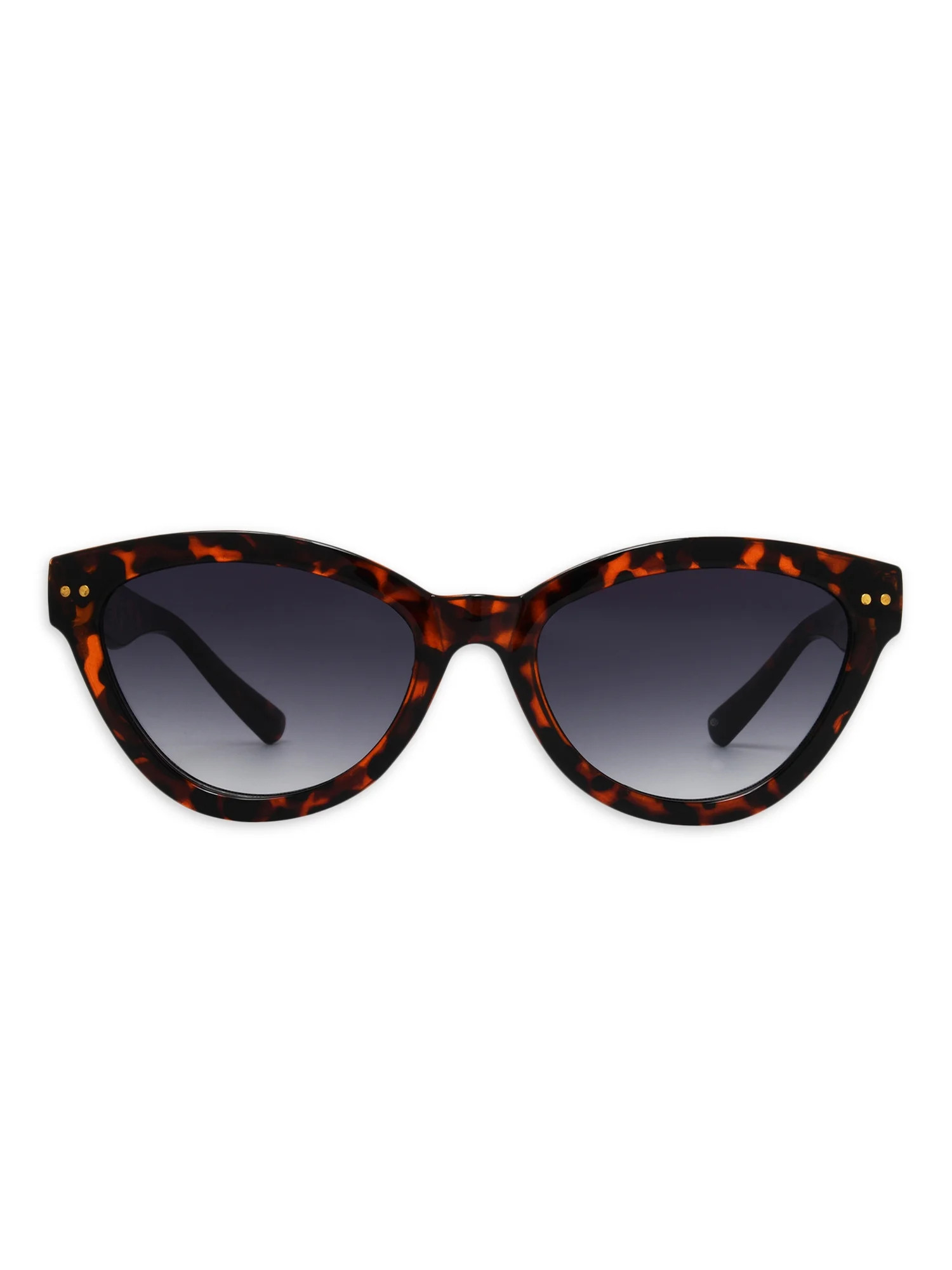 Time and Tru Women's Cat Eye Faux Tortoise Sunglasses - Walmart.com | Walmart (US)