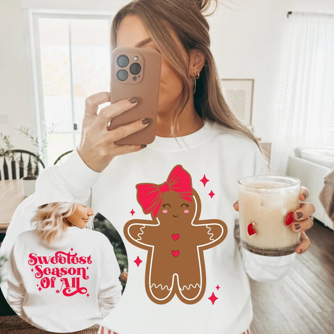 Christmas Gingerbread Shirt, Christmas Cookies Shirt, Gingerbread Christmas Shirt, Christmas Gift... | Etsy (US)