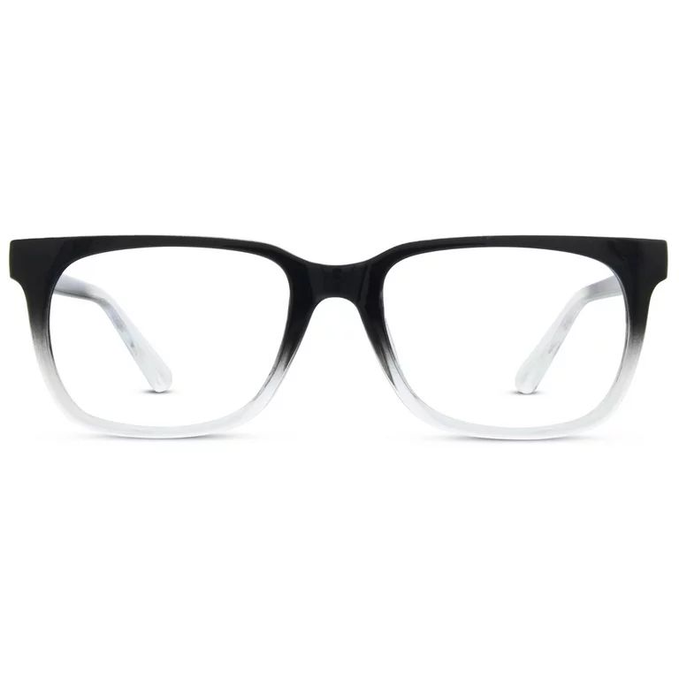 Jonas Paul Eyewear Blue Light Glasses, Black / Crystal Fade, Magnifying Acrylic Lens, Unisex, 1.2... | Walmart (US)