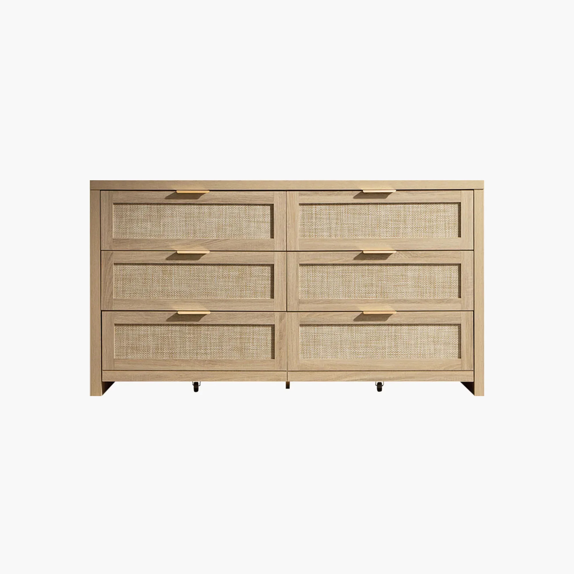 Savanna 6 Drawer Dresser, 56.85 Inch Wide | SICOTAS