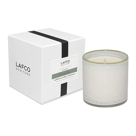 LAFCO New York Signature Candle, Feu de Bois - 15.5 oz - 90-Hour Burn Time - Reusable, Hand Blown... | Amazon (US)